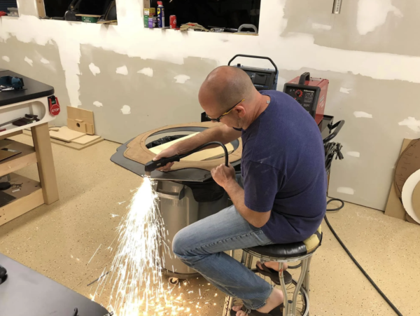Hand fabrication in the workshop